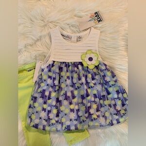 Kids Headquarters - Girls Tunic and legging 2 piece set NWT (SZ 2T)